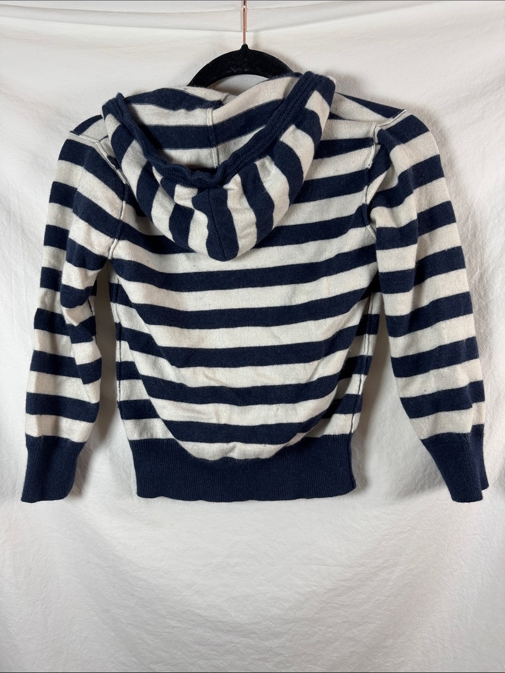 Hollister Vintage Striped Hooded Zip Up Medium - Picture 5 of 5